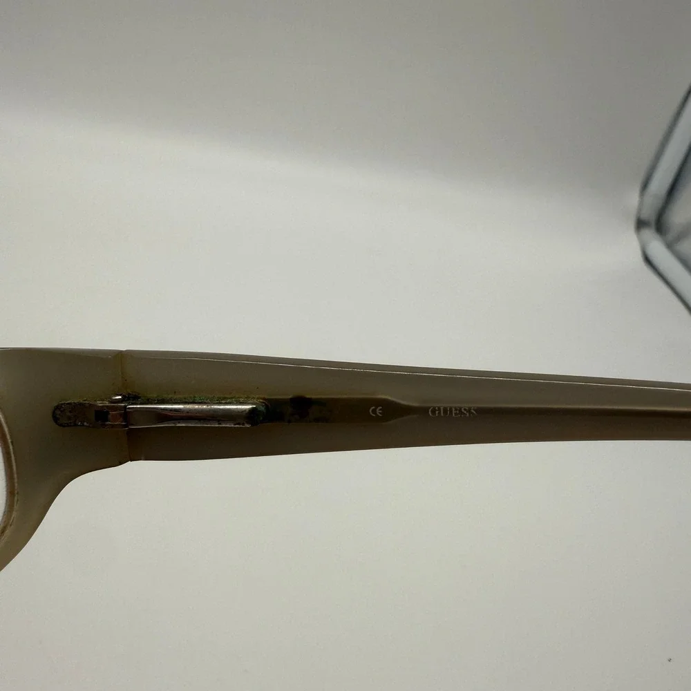 Vintage Guess Eyeglasses Women Black GU2093 Rectangular Logo *FRAMES ONLY*